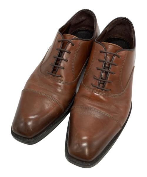 GIANCARLO MORELLI（ジャンカルロ モレリ）GIANCARLO MORELLI (ジャンカルロ モレリ) レザーシューズ ブラウン サイズ:24.5の古着・服飾アイテム