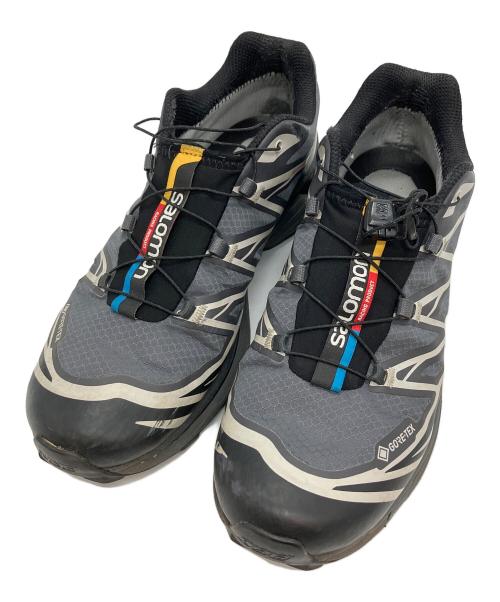 SALOMON（サロモン）SALOMON (サロモン) ローカットスニーカー グレー×ブラック サイズ:27.5の古着・服飾アイテム