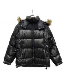 CarHartt（カーハート）の古着「フード着脱式ダウンジャケット」｜ブラック×ブラウン