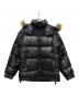 CarHartt（カーハート）の古着「フード着脱式ダウンジャケット」｜ブラック×ブラウン