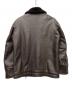 HOUSTON (ヒューストン) COW LEATHER N-1 DECK JACKET ブラウン サイズ:40R：30000円