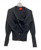 Vivienne Westwood RED LABELヴィヴィアンウエストウッドレッドレーベル）の古着「薄手カーディガン」｜ブラック