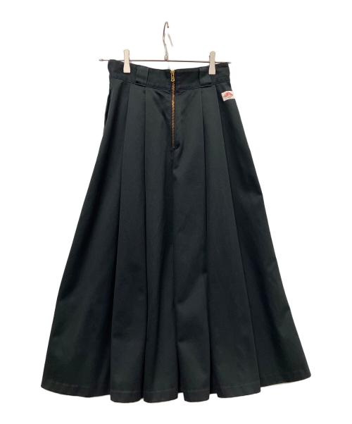 DANTON（ダントン）DANTON (ダントン) タックロングスカート ネイビー サイズ:36の古着・服飾アイテム