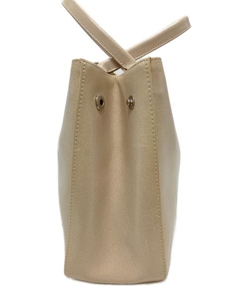 LONGCHAMP（ロンシャン）LONGCHAMP (ロンシャン) ハンドバッグ アイボリーの古着・服飾アイテム