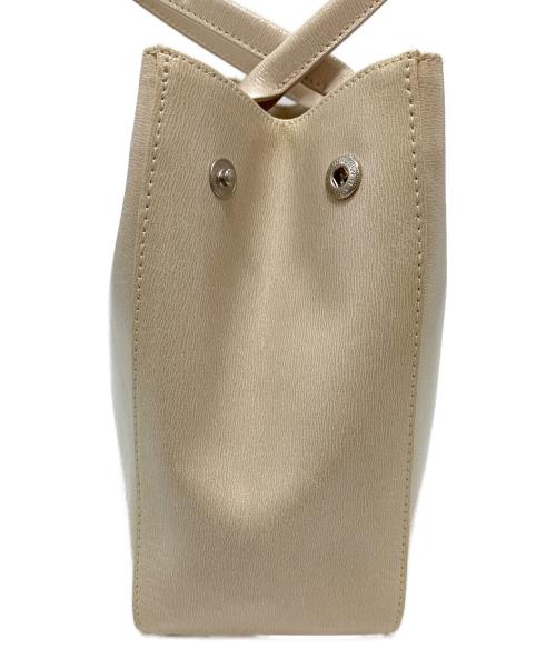 LONGCHAMP（ロンシャン）LONGCHAMP (ロンシャン) ハンドバッグ アイボリーの古着・服飾アイテム