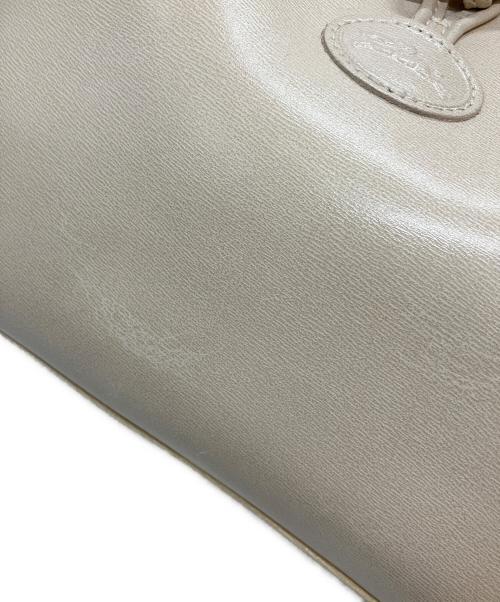 LONGCHAMP（ロンシャン）LONGCHAMP (ロンシャン) ハンドバッグ アイボリーの古着・服飾アイテム