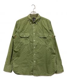stussy（ステューシー）の古着「長袖シャツ」｜グリーン