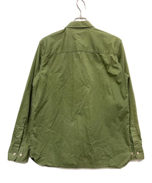 stussy（ステューシー）stussy (ステューシー) 長袖シャツ グリーン サイズ:Mの古着・服飾アイテム
