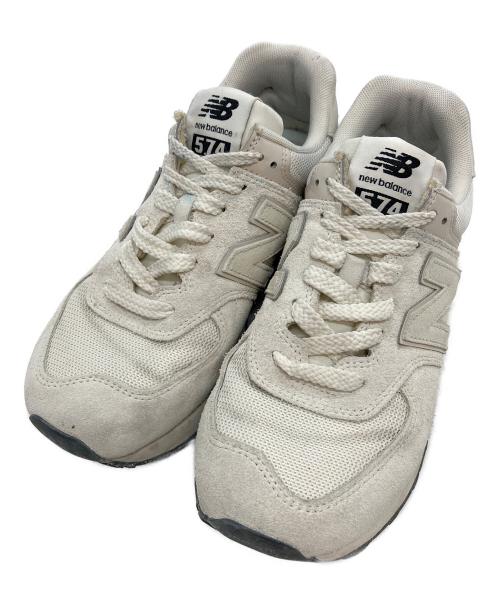 NEW BALANCE（ニューバランス）NEW BALANCE (ニューバランス) 574スニーカー ライトグレー サイズ:24.5の古着・服飾アイテム