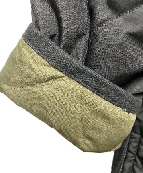 TAION（タイオン）TAION (タイオン) V NECK ZIP COAT ブラック サイズ:XLの古着・服飾アイテム