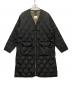 TAION（タイオン）の古着「V NECK ZIP COAT」｜ブラック