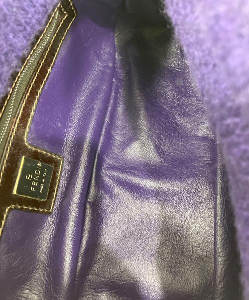 FENDI（フェンディ）FENDI (フェンディ) マンマバケット ショルダーバッグ パープルの古着・服飾アイテム