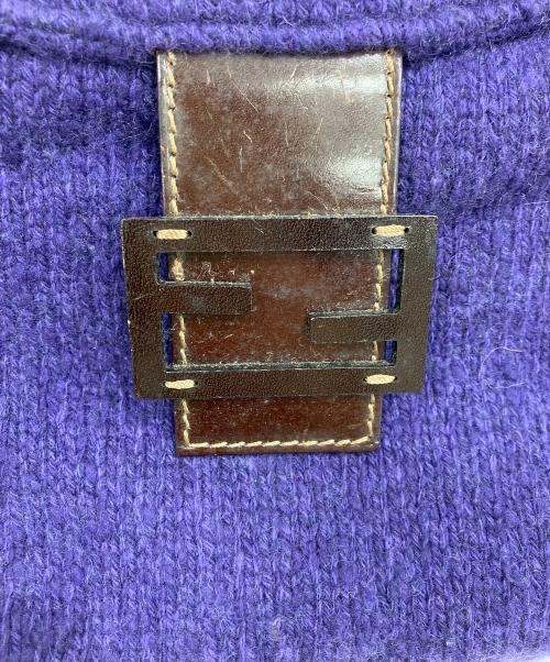 FENDI（フェンディ）FENDI (フェンディ) マンマバケット ショルダーバッグ パープルの古着・服飾アイテム