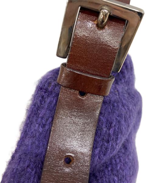 FENDI（フェンディ）FENDI (フェンディ) マンマバケット ショルダーバッグ パープルの古着・服飾アイテム