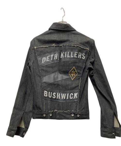 DETH KILLERS（デスキラーズ）DETH KILLERS (デスキラーズ) バックデザインデニムジャケット インディゴ サイズ:Sの古着・服飾アイテム