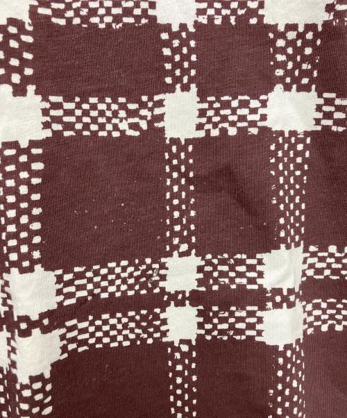 BALENCIAGA（バレンシアガ）BALENCIAGA (バレンシアガ) 半袖Tシャツ ホワイト×ブラウン サイズ:Mの古着・服飾アイテム