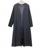 theory luxeセオリーリュクス）の古着「ノーカラーコート」｜ネイビー