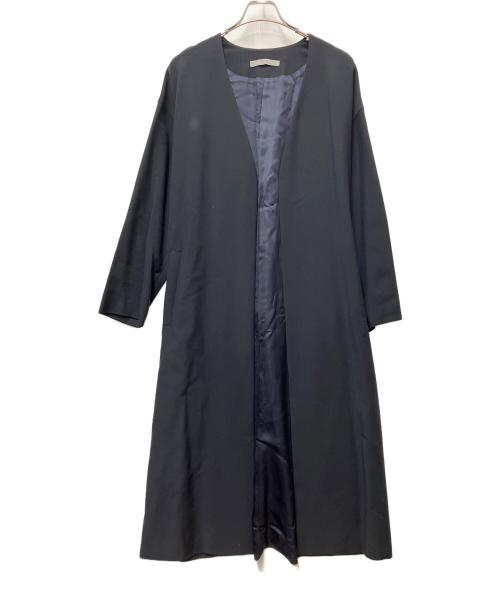 theory luxe（セオリーリュクス）theory luxe (セオリーリュクス) ノーカラーコート ネイビー サイズ:38の古着・服飾アイテム
