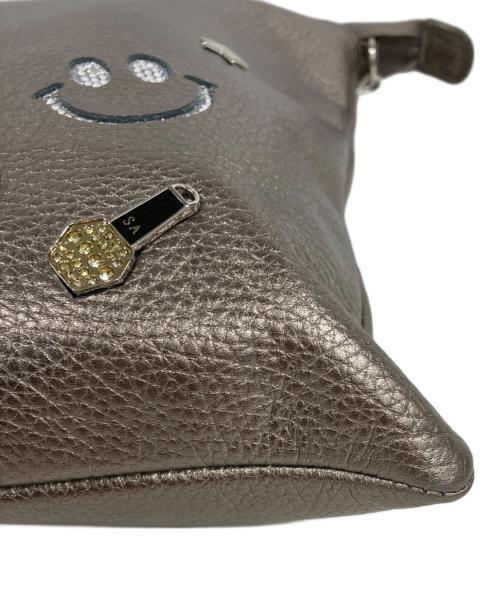 SALON DE ALFURD（サロン・ド・アルファード）SALON DE ALFURD (サロン・ド・アルファード) ポシェットショルダーバッグ ベージュの古着・服飾アイテム