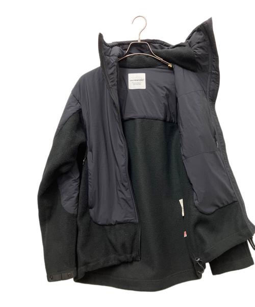 and wander（アンドワンダー）and wander (アンドワンダー) top fleece jacket ブラック サイズ:Lの古着・服飾アイテム