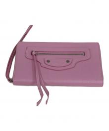 BALENCIAGA（バレンシアガ）の古着「ネオクラシックコンチネンタルウォレット」｜ピンク