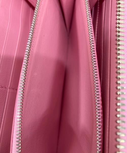 BALENCIAGA（バレンシアガ）BALENCIAGA (バレンシアガ) ネオクラシックコンチネンタルウォレット ピンクの古着・服飾アイテム