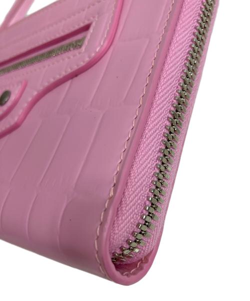 BALENCIAGA（バレンシアガ）BALENCIAGA (バレンシアガ) ネオクラシックコンチネンタルウォレット ピンクの古着・服飾アイテム