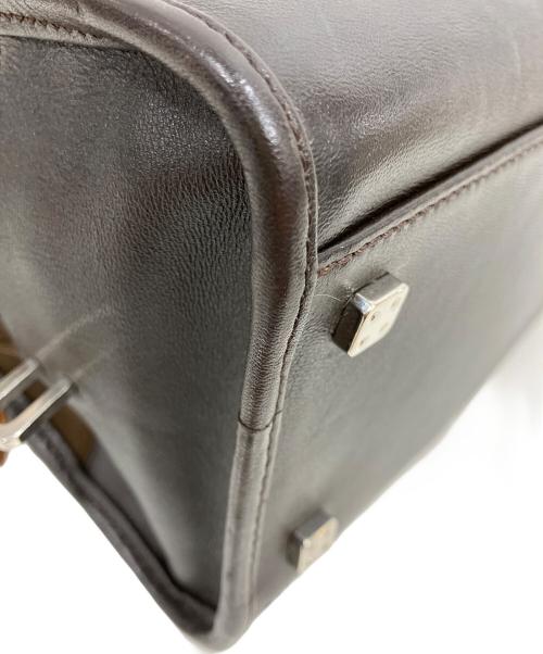 LOEWE（ロエベ）LOEWE (ロエベ) アマソナ28　ハンドバッグ ブラウンの古着・服飾アイテム