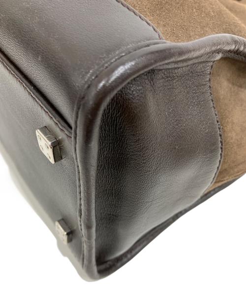 LOEWE（ロエベ）LOEWE (ロエベ) アマソナ28　ハンドバッグ ブラウンの古着・服飾アイテム