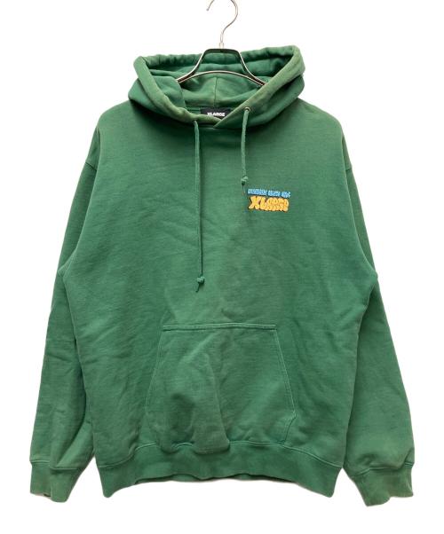 X-LARGE（エクストララージ）X-LARGE (エクストララージ) プルオーバーパーカー グリーン サイズ:Mの古着・服飾アイテム