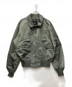 ALPHAアルファ）の古着「CWU-36Pフライトジャケット」｜グリーン