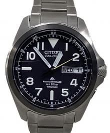 CITIZEN（シチズン）の古着「フィールドウオッチ CITIZEN プロマスター H100-S074304」｜ブラック