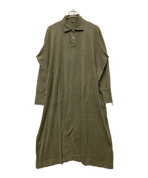 45rpm（45アールピーエム）45rpm (45アールピーエム) 長袖ワンピース カーキ サイズ:FREEの古着・服飾アイテム