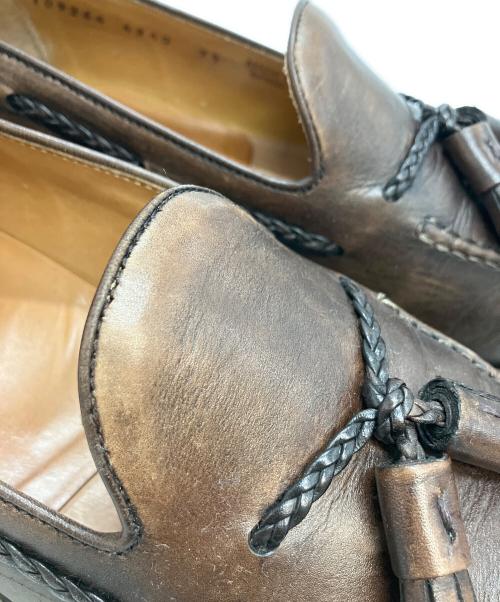 berwick（バーウィック）berwick (バーウィック) タッセルローファー ブラウン サイズ:7　1/2の古着・服飾アイテム