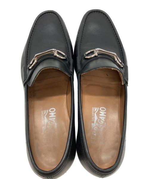 Salvatore Ferragamo（サルヴァトーレ フェラガモ）Salvatore Ferragamo (サルヴァトーレ フェラガモ) ビットローファー ブラック サイズ:9の古着・服飾アイテム
