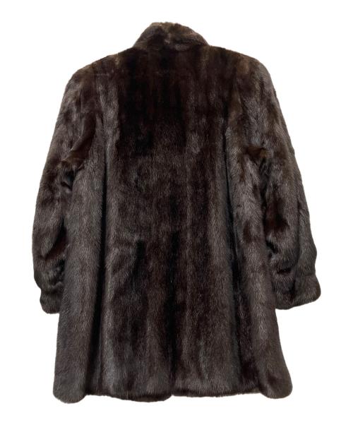 SAGA MINK（サガミンク）SAGA MINK (サガミンク) 毛皮コート ブラウン サイズ:FREEの古着・服飾アイテム