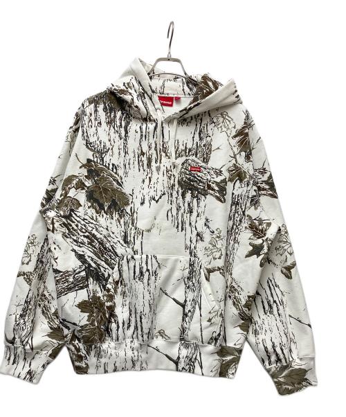 SUPREME（シュプリーム）SUPREME (シュプリーム) Small Box Hooded Sweatshirt Snow Camo ホワイト×ベージュ サイズ:Mの古着・服飾アイテム