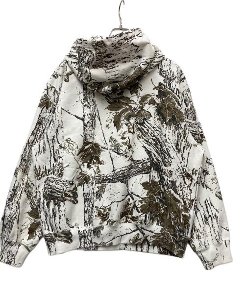 SUPREME（シュプリーム）SUPREME (シュプリーム) Small Box Hooded Sweatshirt Snow Camo ホワイト×ベージュ サイズ:Mの古着・服飾アイテム