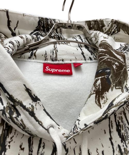 SUPREME（シュプリーム）SUPREME (シュプリーム) Small Box Hooded Sweatshirt Snow Camo ホワイト×ベージュ サイズ:Mの古着・服飾アイテム