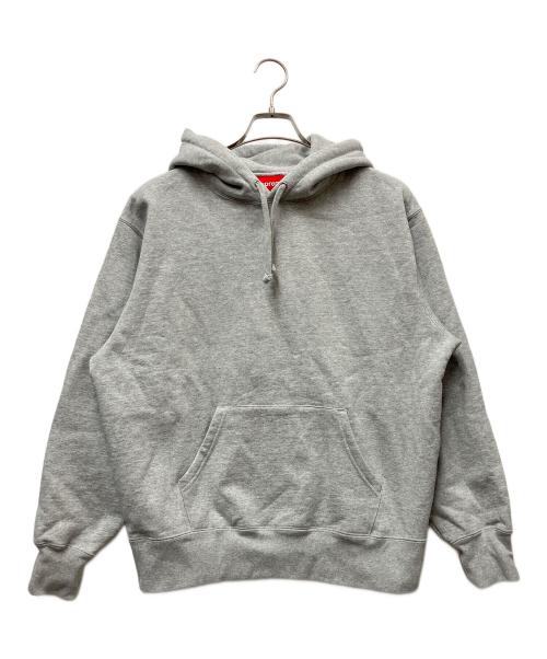 SUPREME（シュプリーム）Supreme (シュプリーム) Satin Applique Hooded Sweatshirt グレー サイズ:Sの古着・服飾アイテム
