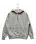 Supreme（シュプリーム）の古着「Satin Applique Hooded Sweatshirt」｜グレー