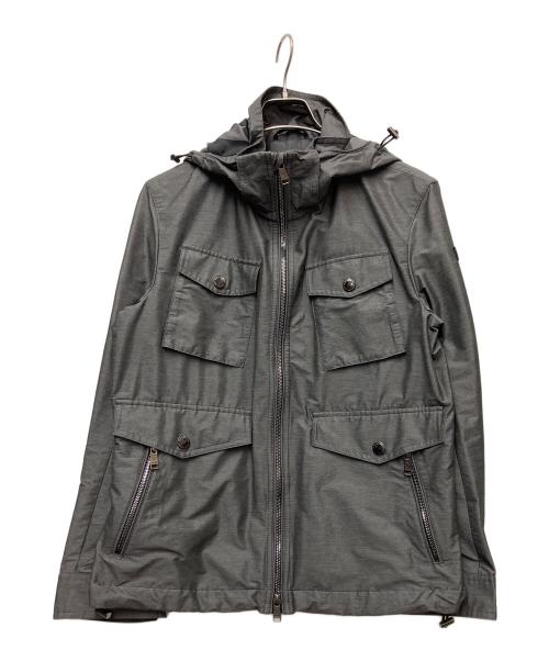 BLACK LABEL CRESTBRIDGE（ブラックレーベル クレストブリッジ）BLACK LABEL CRESTBRIDGE (ブラックレーベル クレストブリッジ) フーデッドジャケット グレー サイズ:Ⅿの古着・服飾アイテム