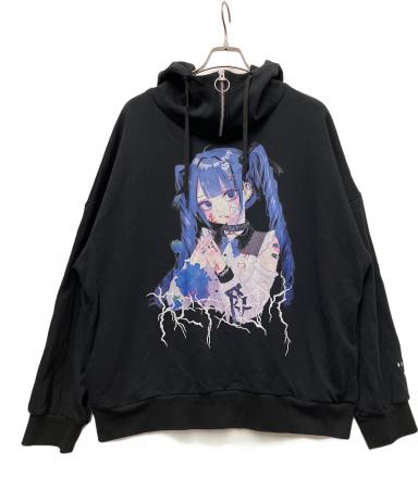 中古・古着通販】REFLEM (レフレム) パーカー ブラック サイズ:FREE