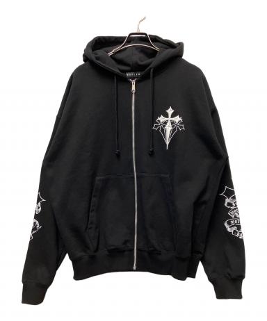 中古・古着通販】REFLEM (レフレム) クロス刺繍ジップアップパーカー