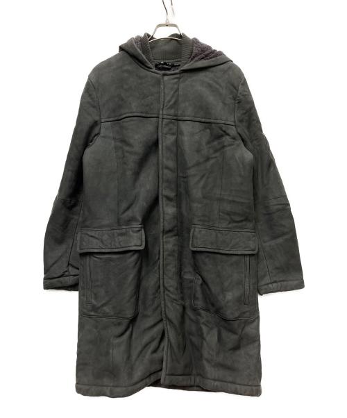 theory（セオリー）theory (セオリー) ムートンコート グレー サイズ:Lの古着・服飾アイテム
