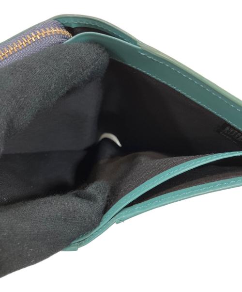 PAUL SMITH（ポールスミス）PAUL SMITH (ポールスミス) ミックスドゥードゥルラウンドファスナー2つ折り財布 ブルーの古着・服飾アイテム