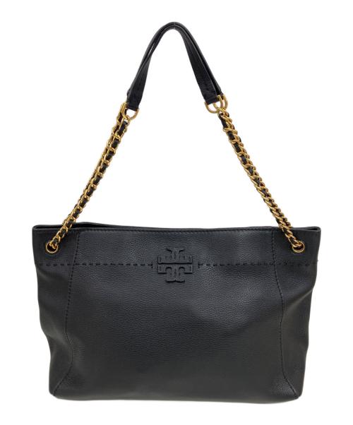 TORY BURCH（トリーバーチ）TORY BURCH (トリーバーチ) マックグロー トートバッグ ブラックの古着・服飾アイテム
