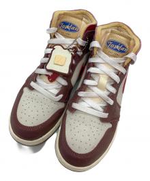 NIKE（ナイキ）の古着「ミッドカットスニーカー」｜レッド×ベージュ