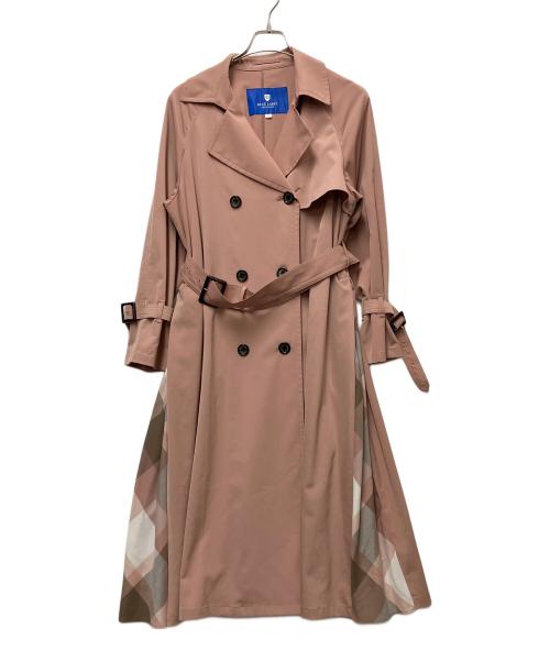 BLUE LABEL CRESTBRIDGE（ブルーレーベルクレストブリッジ）BLUE LABEL CRESTBRIDGE (ブルーレーベルクレストブリッジ) トレンチコート ピンク サイズ:38の古着・服飾アイテム