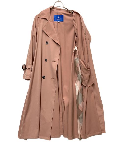 BLUE LABEL CRESTBRIDGE（ブルーレーベルクレストブリッジ）BLUE LABEL CRESTBRIDGE (ブルーレーベルクレストブリッジ) トレンチコート ピンク サイズ:38の古着・服飾アイテム